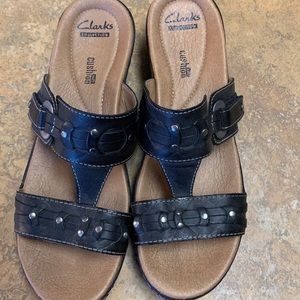 Clark’s cushion sandals